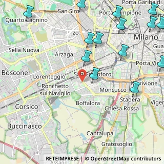 Mappa Via San Giuseppe Cottolengo, 20143 Milano MI, Italia (3.06286)