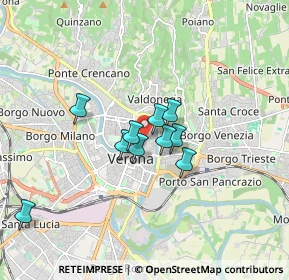Mappa Piazza dell Erbe, 37121 Verona VR, Italia (1.51091)