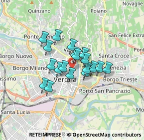 Mappa Piazza dell Erbe, 37121 Verona VR, Italia (1.13579)