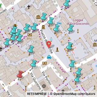 Mappa Piazza delle Erbe, 37121 Verona VR, Italia (0.0865)