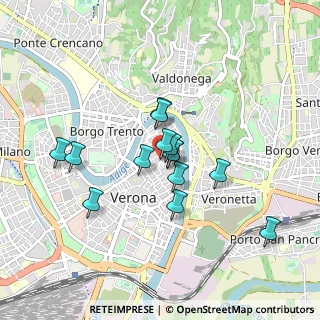 Mappa Piazza delle Erbe, 37121 Verona VR, Italia (0.67571)