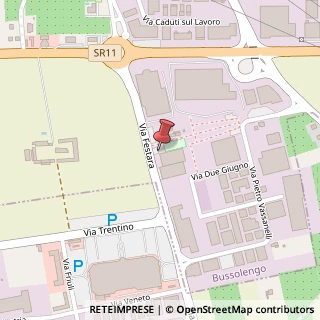 Mappa Strada Festara, 54, 37012 Bussolengo, Verona (Veneto)
