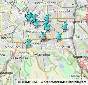 Mappa Via Adamello, 20139 Milano MI, Italia (1.51462)