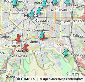 Mappa Via Adamello, 20139 Milano MI, Italia (2.70909)