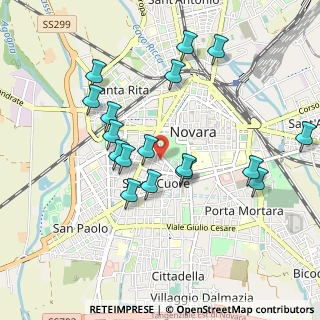 Mappa Via Gaudenzio Merula, 28100 Novara NO, Italia (0.93647)