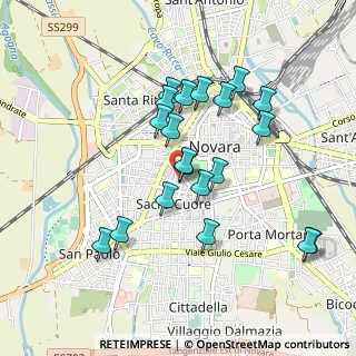 Mappa Via Gaudenzio Merula, 28100 Novara NO, Italia (0.8465)
