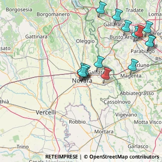 Mappa Via Gaudenzio Merula, 28100 Novara NO, Italia (18.21733)