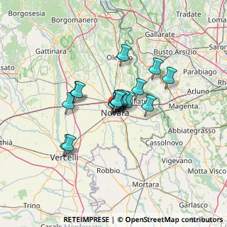 Mappa Via Gaudenzio Merula, 28100 Novara NO, Italia (8.85176)