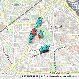 Mappa Via Gaudenzio Merula, 28100 Novara NO, Italia (0.3115)
