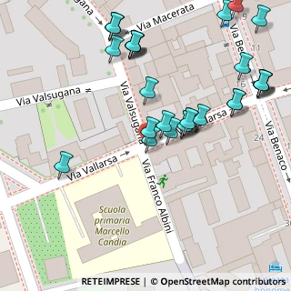 Mappa Via Vallarsa, 20139 Milano MI, Italia (0.06552)