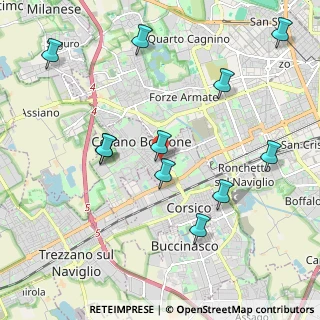 Mappa Via Milano, 20090 Cesano Boscone MI, Italia (2.25545)