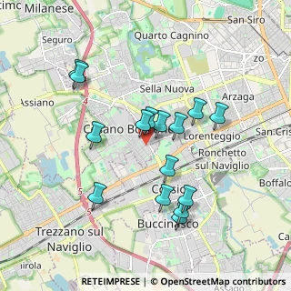 Mappa Via Milano, 20090 Cesano Boscone MI, Italia (1.708)
