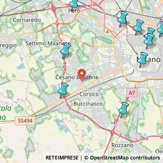 Mappa Via Milano, 20090 Cesano Boscone MI, Italia (6.77455)