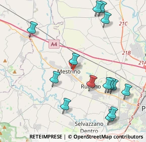 Mappa Via Rovereto, 35035 Mestrino PD, Italia (4.81643)