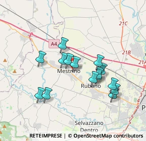 Mappa Via Rovereto, 35035 Mestrino PD, Italia (3.12533)