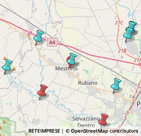 Mappa Via Rovereto, 35035 Mestrino PD, Italia (6.635)