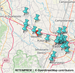 Mappa Via Rovereto, 35035 Mestrino PD, Italia (8.5825)