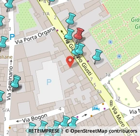 Mappa Via Giardino Giusti, 37027 Verona VR, Italia (0.08)