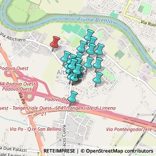 Mappa Via Astico, 35135 Padova PD, Italia (0.2)