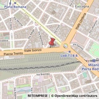 Mappa Viale Isonzo, 8, 20135 Milano, Milano (Lombardia)