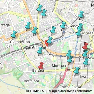 Mappa Via Luigi Sala, 20143 Milano MI, Italia (1.304)