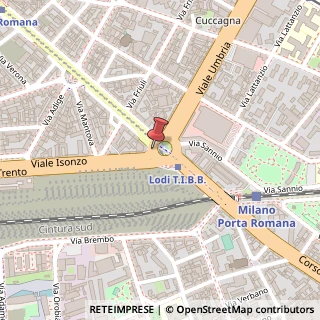 Mappa Viale Isonzo,  2, 20135 Milano, Milano (Lombardia)