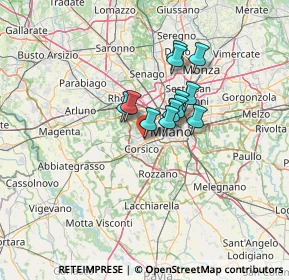 Mappa Italia, 20152 Milano MI, Italia (8.63083)