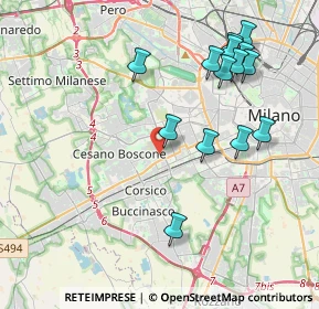Mappa Italia, 20152 Milano MI, Italia (4.26143)