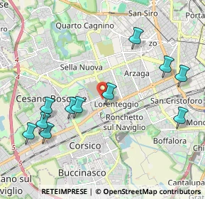 Mappa Italia, 20152 Milano MI, Italia (2.25364)