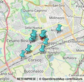 Mappa Italia, 20152 Milano MI, Italia (1.07538)