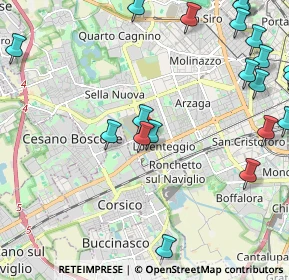 Mappa Italia, 20152 Milano MI, Italia (2.9335)