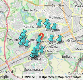 Mappa Italia, 20152 Milano MI, Italia (1.5735)