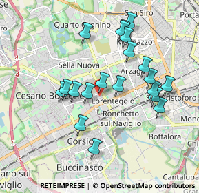 Mappa Italia, 20152 Milano MI, Italia (1.774)