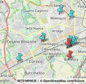 Mappa Italia, 20152 Milano MI, Italia (2.38364)