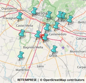 Mappa Via Campagna, 25010 Montirone BS, Italia (7.36846)