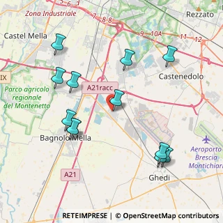 Mappa Via Campagna, 25010 Montirone BS, Italia (4.30667)
