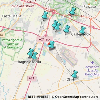 Mappa Via Campagna, 25010 Montirone BS, Italia (3.8375)