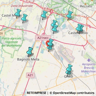 Mappa Via Virgilio, 25010 Montirone BS, Italia (4.555)
