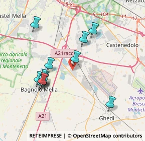 Mappa Via Campagna, 25010 Montirone BS, Italia (3.7675)