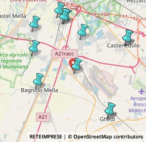 Mappa Via Campagna, 25010 Montirone BS, Italia (4.93583)