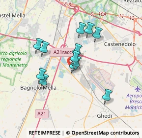 Mappa Via Campagna, 25010 Montirone BS, Italia (2.84583)
