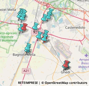 Mappa Via Campagna, 25010 Montirone BS, Italia (4.2575)