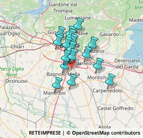 Mappa Via Campagna, 25010 Montirone BS, Italia (9.51176)