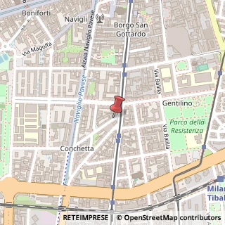 Mappa Via Conchetta, 4, 20136 Milano, Milano (Lombardia)