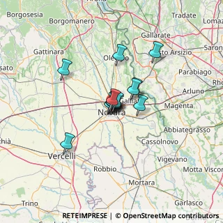 Mappa 28100 Novara NO, Italia (7.105)