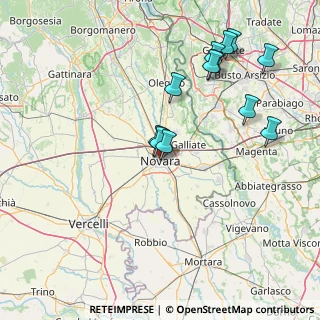 Mappa 28100 Novara NO, Italia (16.3675)