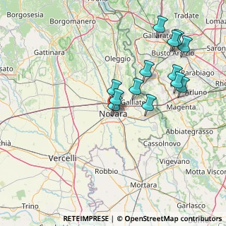Mappa 28100 Novara NO, Italia (15.19)