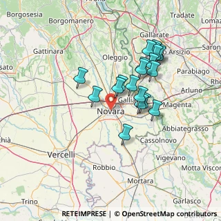 Mappa 28100 Novara NO, Italia (12.835)