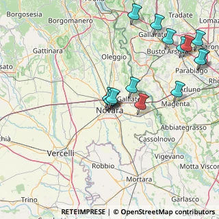 Mappa 28100 Novara NO, Italia (17.81)