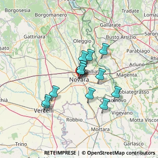 Mappa 28100 Novara NO, Italia (10.05643)